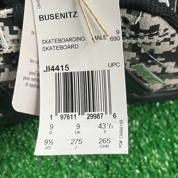 Adidas Busenitz Pro Low Mens Casual Shoes Grey JI4415 NEW Sz 9.5 - Picture 5 of 5